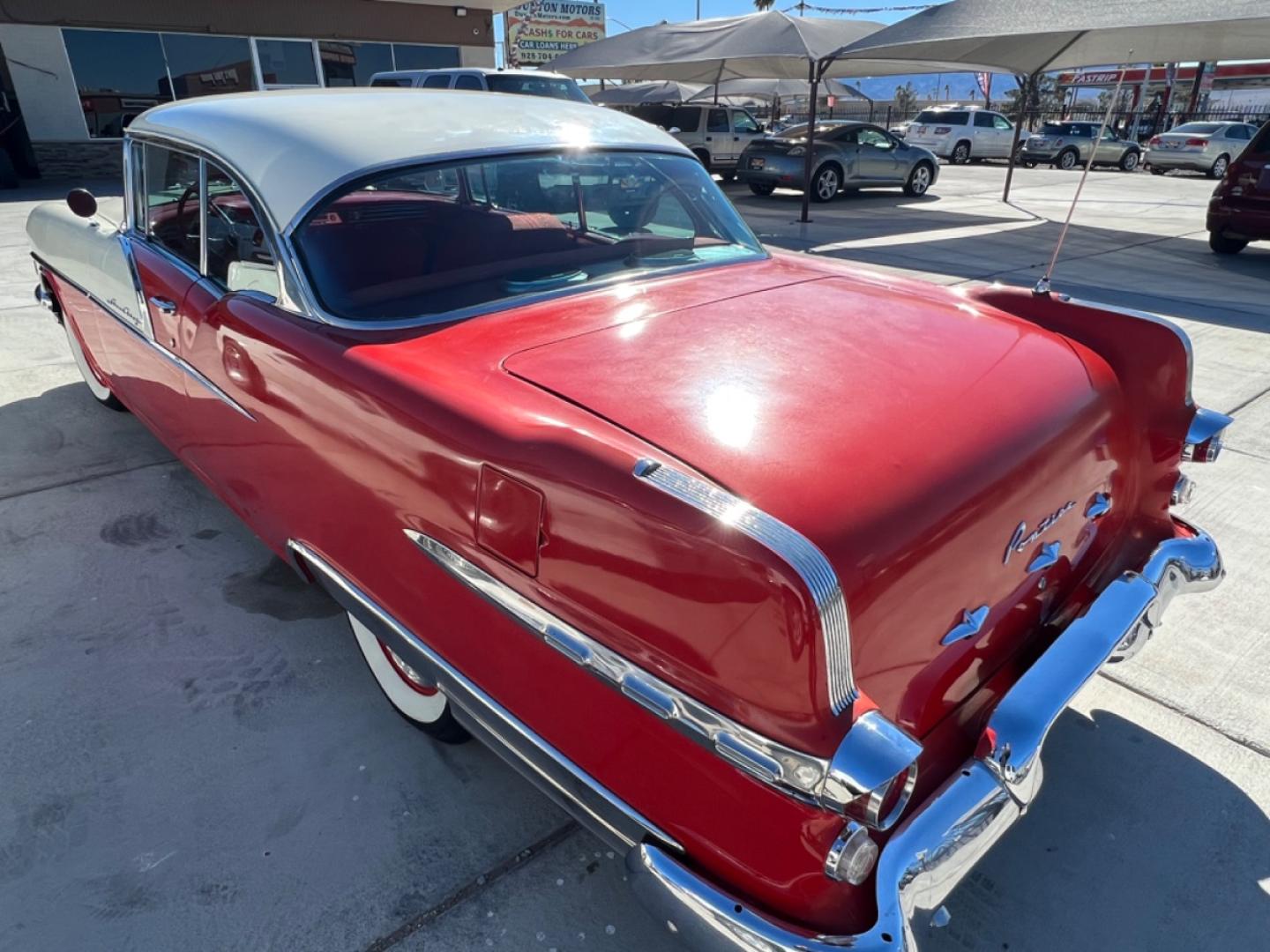 1956 Red pontiac Star chief , located at 2190 Hwy 95, Bullhead City, AZ, 86442, (928) 704-0060, 0.000000, 0.000000 - 1956 Pontiac Starchief Original 52,539 Original Miles. Original Interior. Stored over 30+ years in air conditioned storage . We are adding vintage air conditioning. This car is very rare with the original paint and original interior. Actual miles of 52,539. 326 cubic in V8. - Photo#14