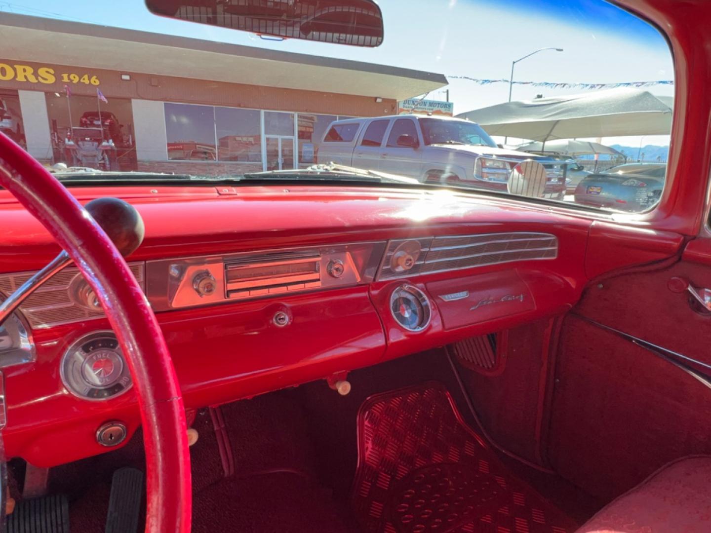 1956 Red pontiac Star chief , located at 2190 Hwy 95, Bullhead City, AZ, 86442, (928) 704-0060, 0.000000, 0.000000 - 1956 Pontiac Starchief Original 52,539 Original Miles. Original Interior. Stored over 30+ years in air conditioned storage . We are adding vintage air conditioning. This car is very rare with the original paint and original interior. Actual miles of 52,539. 326 cubic in V8. - Photo#16