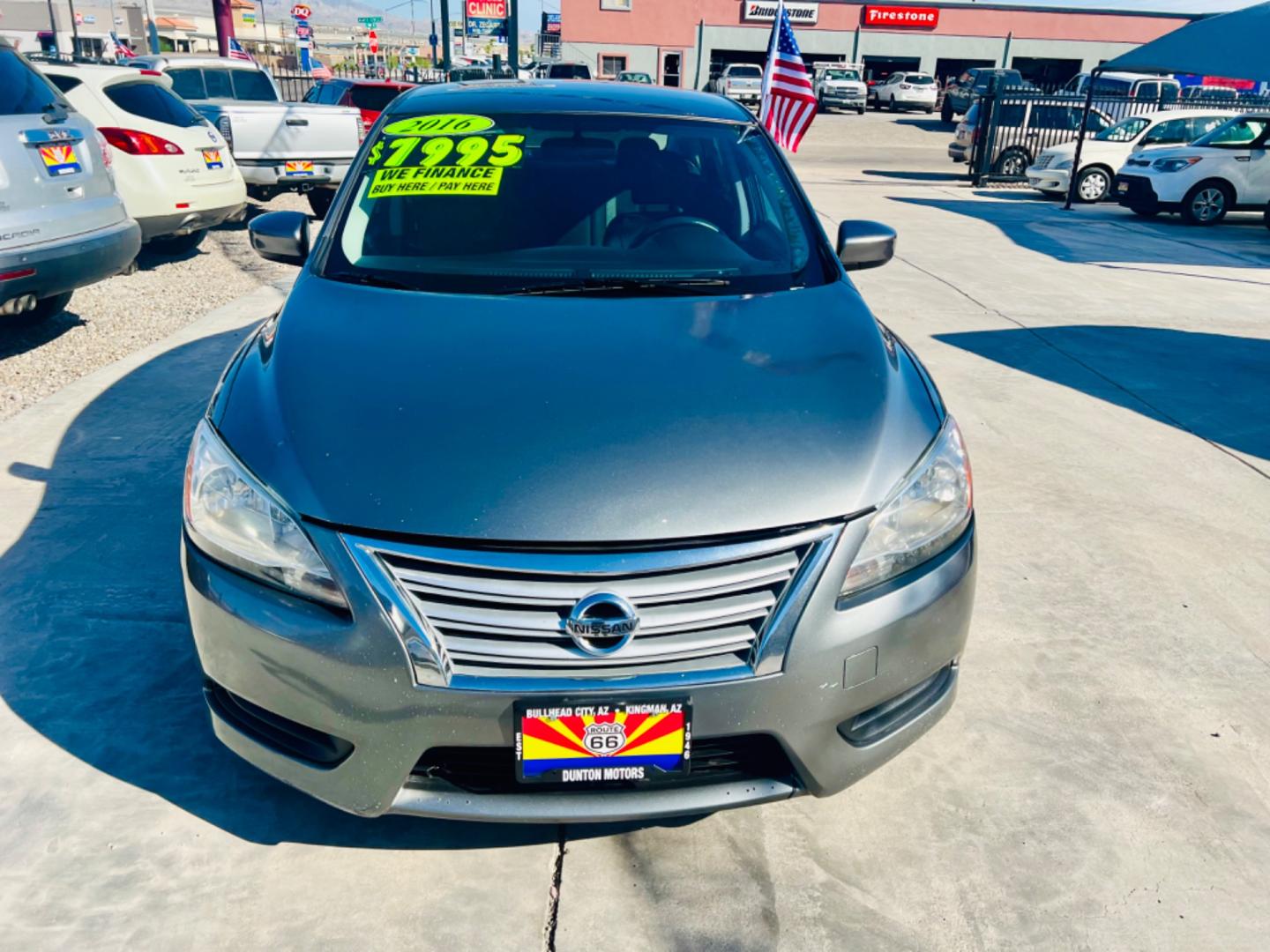 2015 Nissan Sentra S 6MT (3N1AB7AP7FY) with an 1.8L L4 SFI DOHC 16V engine, automatic transmission, located at 2190 Hwy 95, Bullhead City, AZ, 86442, (928) 704-0060, 0.000000, 0.000000 - Photo#1