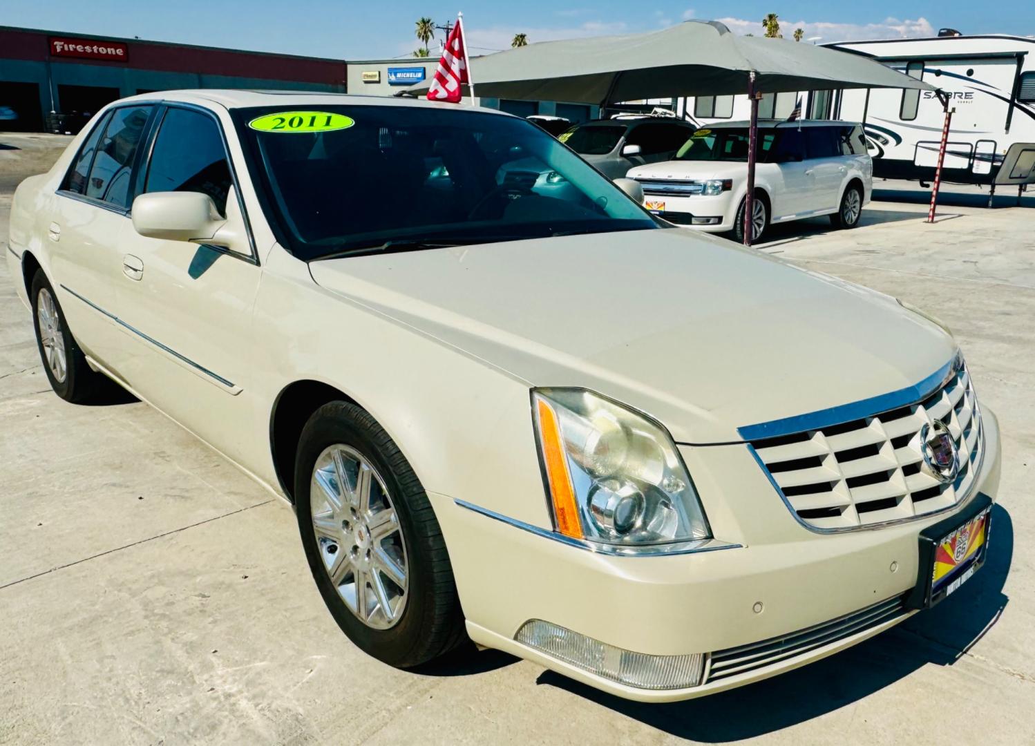 2011 White Cadillac DTS (1G6KH5E68BU) , located at 2190 Hwy 95, Bullhead City, AZ, 86442, (928) 704-0060, 0.000000, 0.000000 - Photo#0