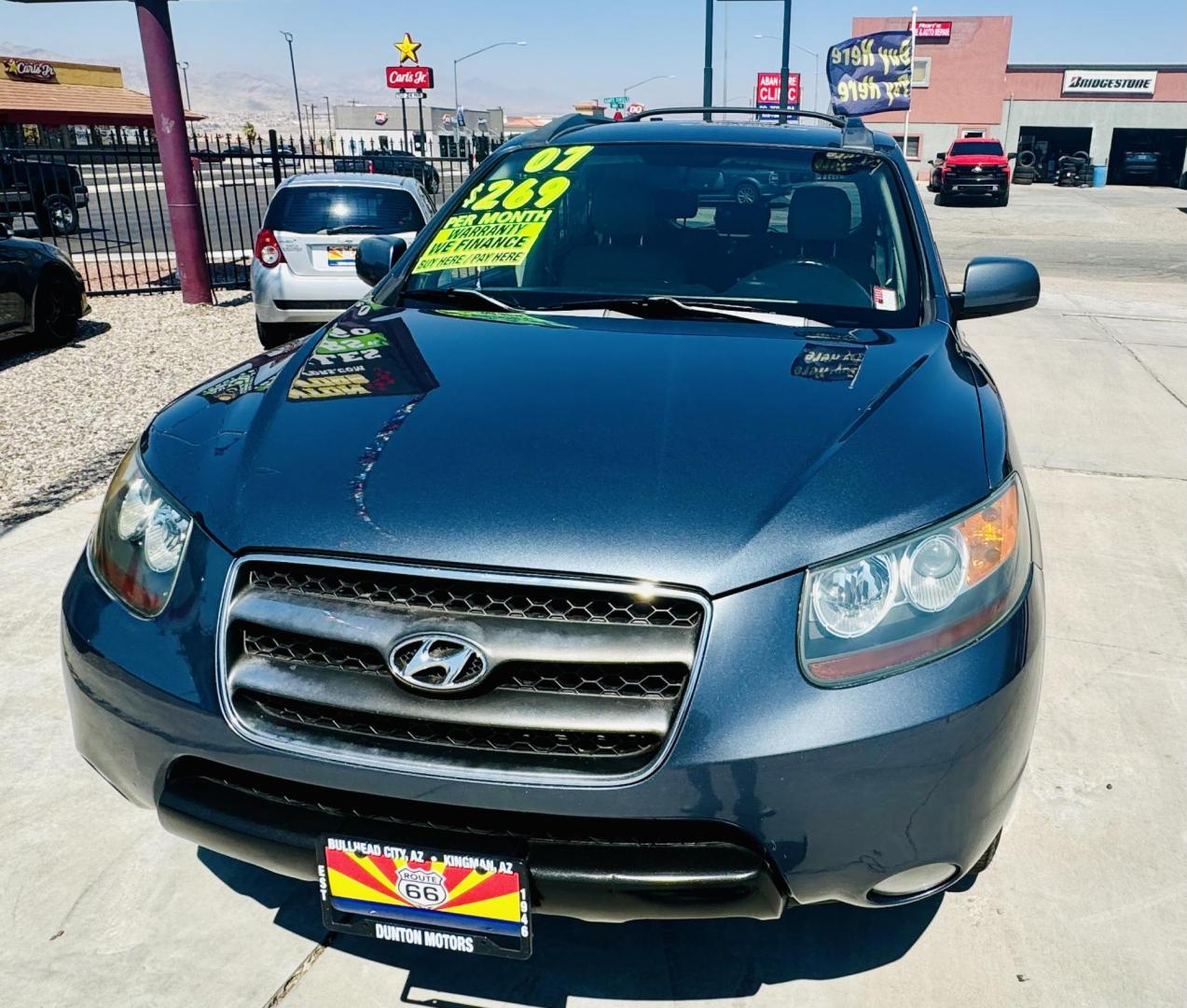 2007 Silver Hyundai Santa Fe (5NMSH13E77H) , located at 2190 Hwy 95, Bullhead City, AZ, 86442, (928) 704-0060, 0.000000, 0.000000 - Photo#10