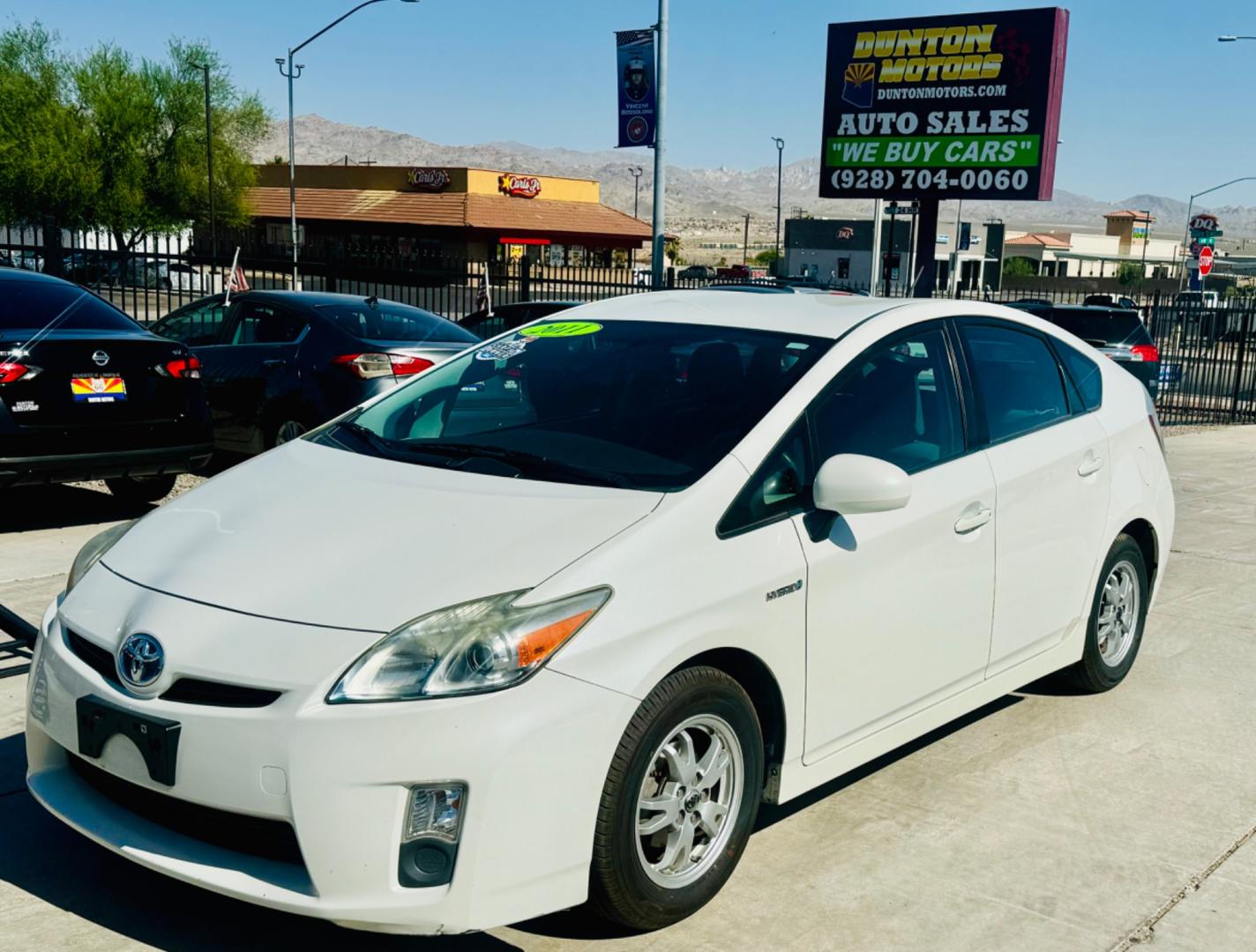 2011 White Toyota Prius (JTDKN3DU6B0) , located at 2190 Hwy 95, Bullhead City, AZ, 86442, (928) 704-0060, 0.000000, 0.000000 - 1 owner clean carfax. Free warranty. - Photo#0