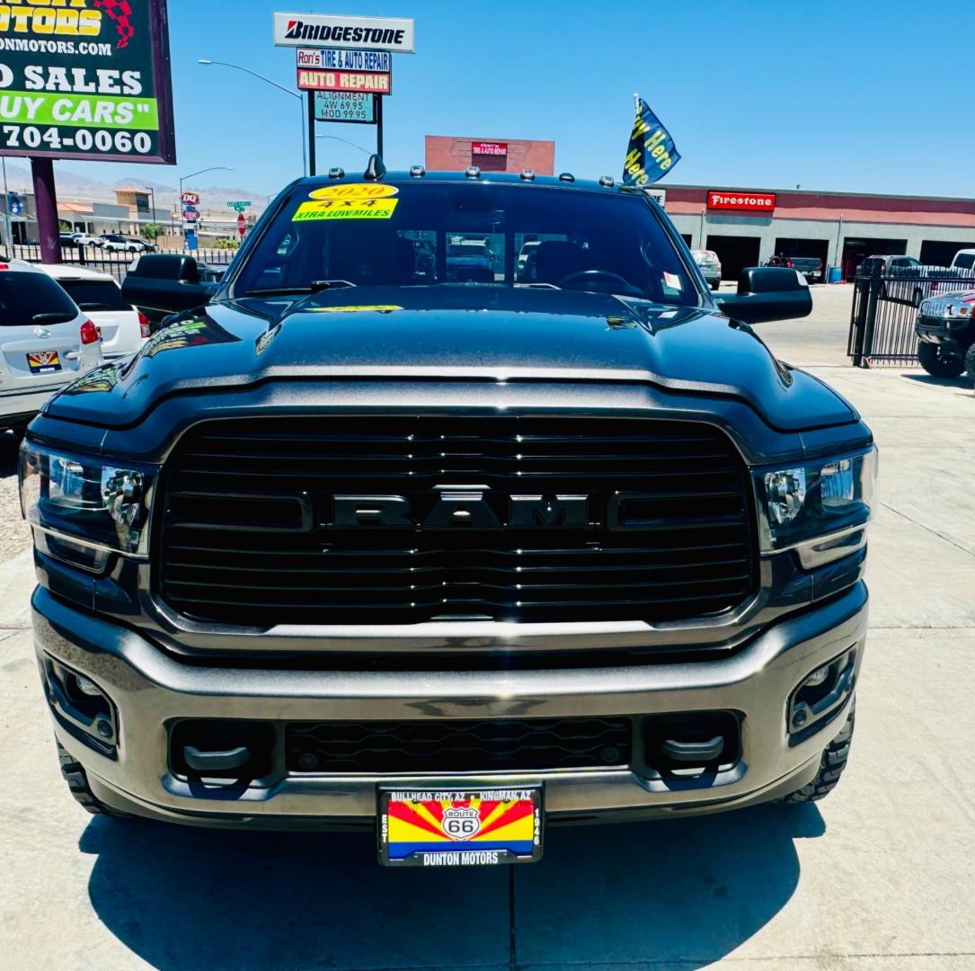 2020 grey RAM 2500 (3C6UR5DLXLG) , located at 2190 Hwy 95, Bullhead City, AZ, 86442, (928) 704-0060, 0.000000, 0.000000 - 2020 Ram 2500 crew cab short bed diesel 4x4. *1 owner. excellent condition. Custom tires and wheels, excellent condition. Big horn edition. 20 in wheels. tow package. bed liner and soft cover. needs nothing. Free and clear title. on consignment. - Photo#2