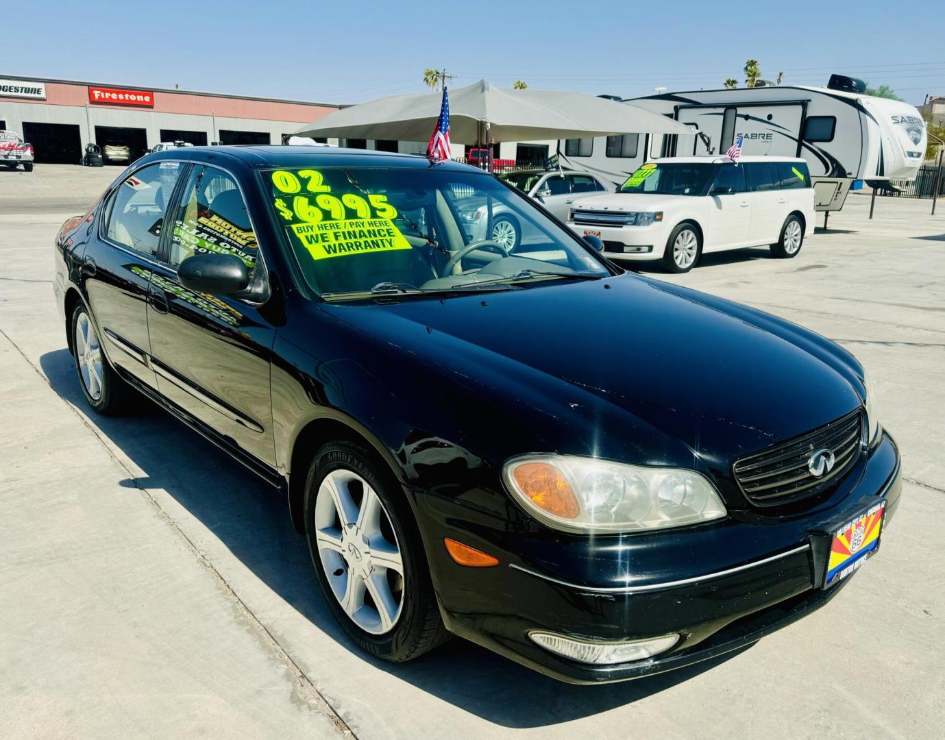 2002 Infiniti I35 Luxury (JNKDA31A12T) with an 3.5L V6 DOHC 24V engine, 4-Speed Automatic Overdrive transmission, located at 2190 Hwy 95, Bullhead City, AZ, 86442, (928) 704-0060, 0.000000, 0.000000 - Photo#0