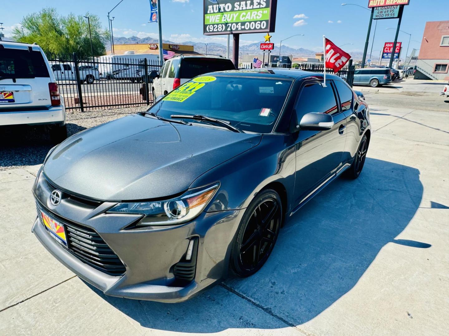 2015 Scion tC Sports Coupe 6-Spd AT (JTKJF5C71FJ) with an 2.4L L4 DOHC 16V engine, 6-Speed Automatic transmission, located at 2190 Hwy 95, Bullhead City, AZ, 86442, (928) 704-0060, 0.000000, 0.000000 - Photo#5