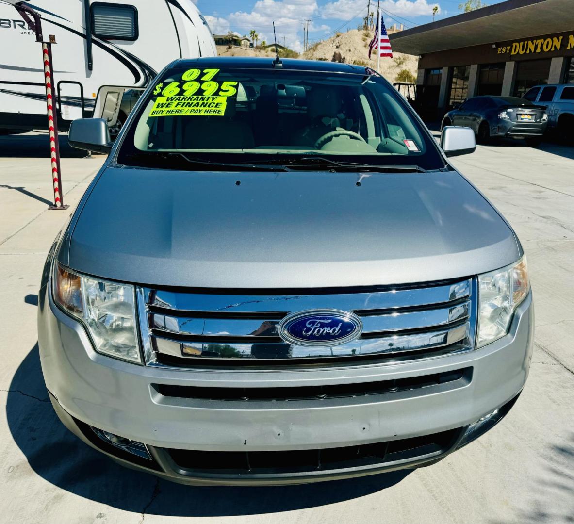 2007 Ford Edge SEL Plus FWD (2FMDK39C57B) with an 3.5L V6 DOHC 24V engine, 6-Speed Automatic Overdrive transmission, located at 2190 Hwy 95, Bullhead City, AZ, 86442, (928) 704-0060, 0.000000, 0.000000 - Photo#2