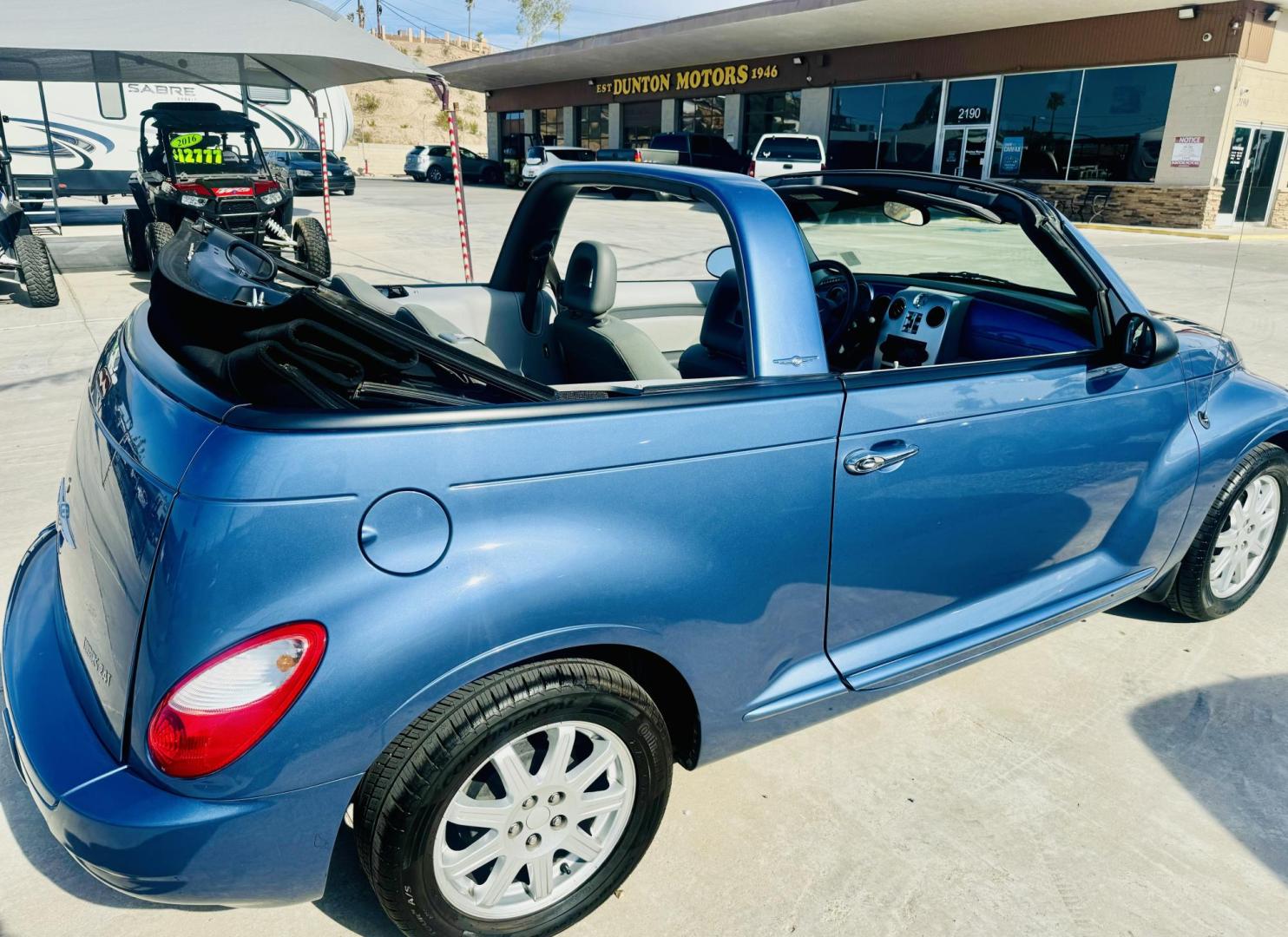 2007 Chrysler PT Cruiser Touring Convertible (3C3JY55E67T) with an 2.4L L4 DOHC 16V TURBO engine, located at 2190 Hwy 95, Bullhead City, AZ, 86442, (928) 704-0060, 0.000000, 0.000000 - 2007 chrysler pt cruiser convertible turbo. only 71k miles. automatic. loaded. absolutely mint condition. new top on the car. new tires. new serpentine belt. completely serviced. needs nothing. financing available. Free warranty, Free carfax. 2.4 I4 engine. - Photo#17