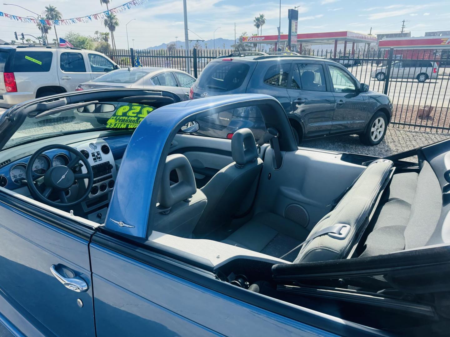 2007 Chrysler PT Cruiser Touring Convertible (3C3JY55E67T) with an 2.4L L4 DOHC 16V TURBO engine, located at 2190 Hwy 95, Bullhead City, AZ, 86442, (928) 704-0060, 0.000000, 0.000000 - 2007 chrysler pt cruiser convertible turbo. only 71k miles. automatic. loaded. absolutely mint condition. new top on the car. new tires. new serpentine belt. completely serviced. needs nothing. financing available. Free warranty, Free carfax. 2.4 I4 engine. - Photo#18