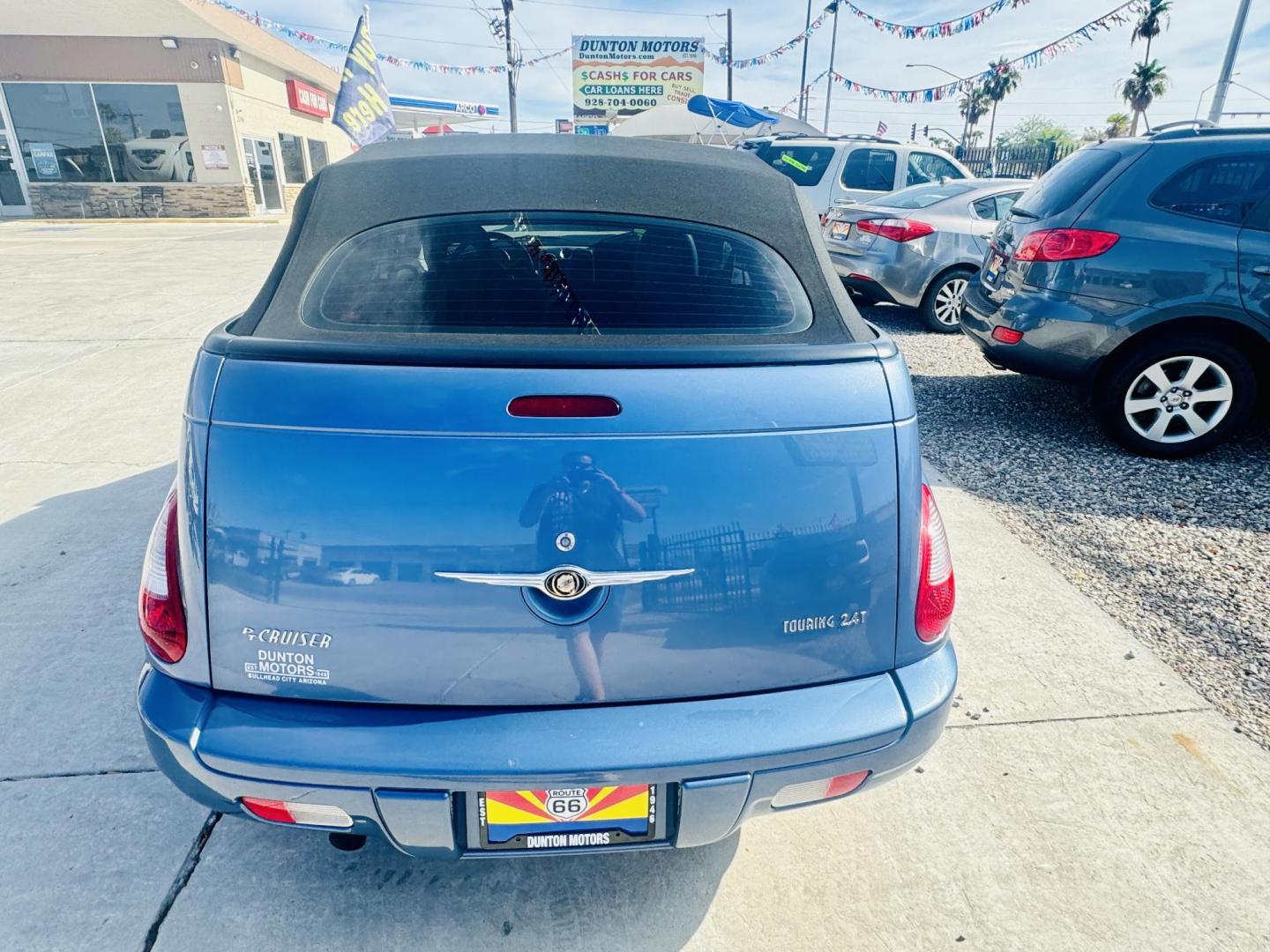 2007 Chrysler PT Cruiser Touring Convertible (3C3JY55E67T) with an 2.4L L4 DOHC 16V TURBO engine, located at 2190 Hwy 95, Bullhead City, AZ, 86442, (928) 704-0060, 0.000000, 0.000000 - 2007 chrysler pt cruiser convertible turbo. only 71k miles. automatic. loaded. absolutely mint condition. new top on the car. new tires. new serpentine belt. completely serviced. needs nothing. financing available. Free warranty, Free carfax. 2.4 I4 engine. - Photo#6