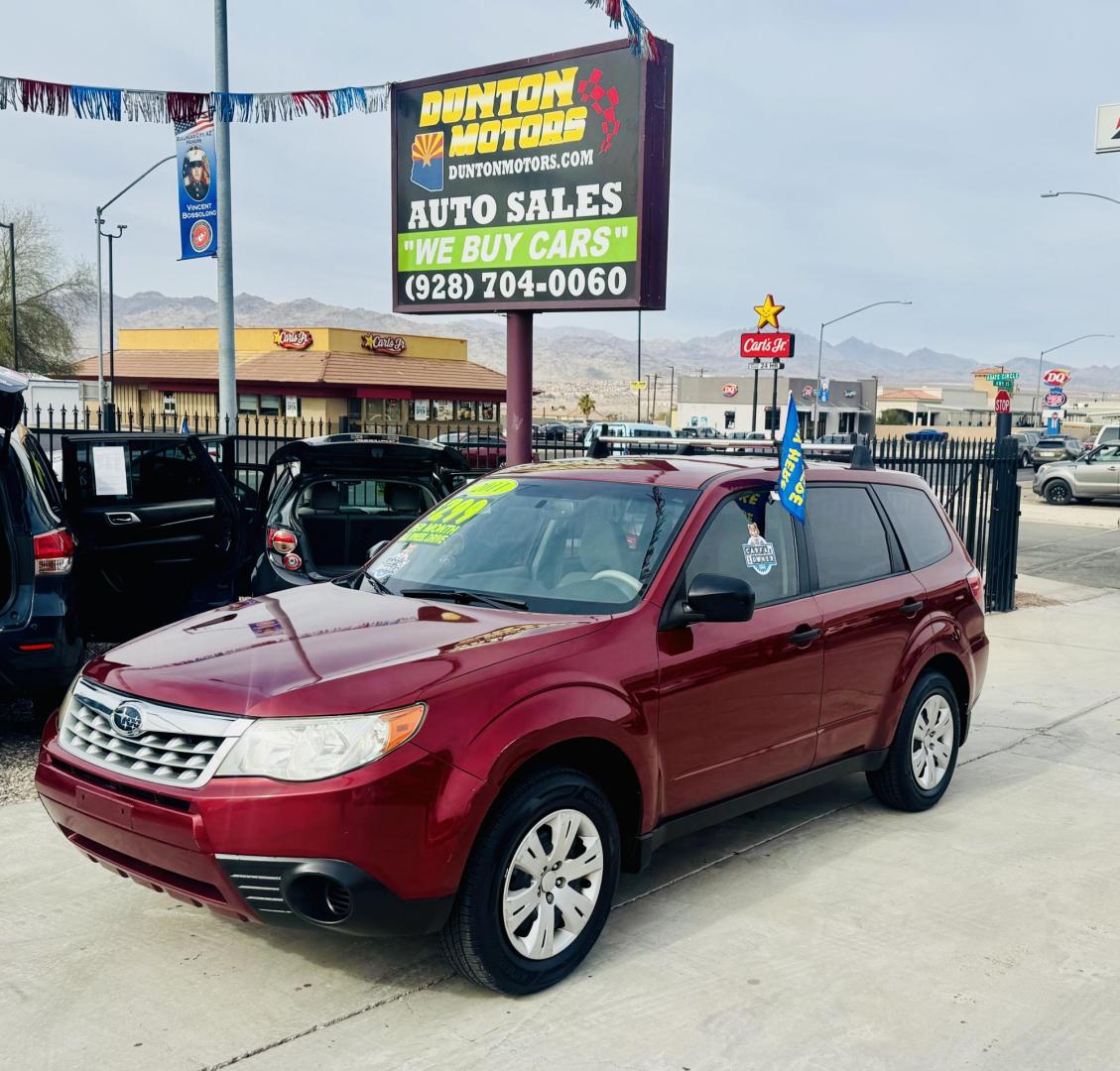 2011 Red Subaru Forester 2.5X (JF2SHAAC5BH) with an 2.5L H4 SOHC 16V engine, 4-Speed Automatic transmission, located at 2190 Hwy 95, Bullhead City, AZ, 86442, (928) 704-0060, 0.000000, 0.000000 - 2011 Subaru forester 2.5 X. All wheel drive. Only 106k miles. In house financing available. Buy here pay here. We finance. Free warranty. Free carfax. super clean . Brand new tires. - Photo#8