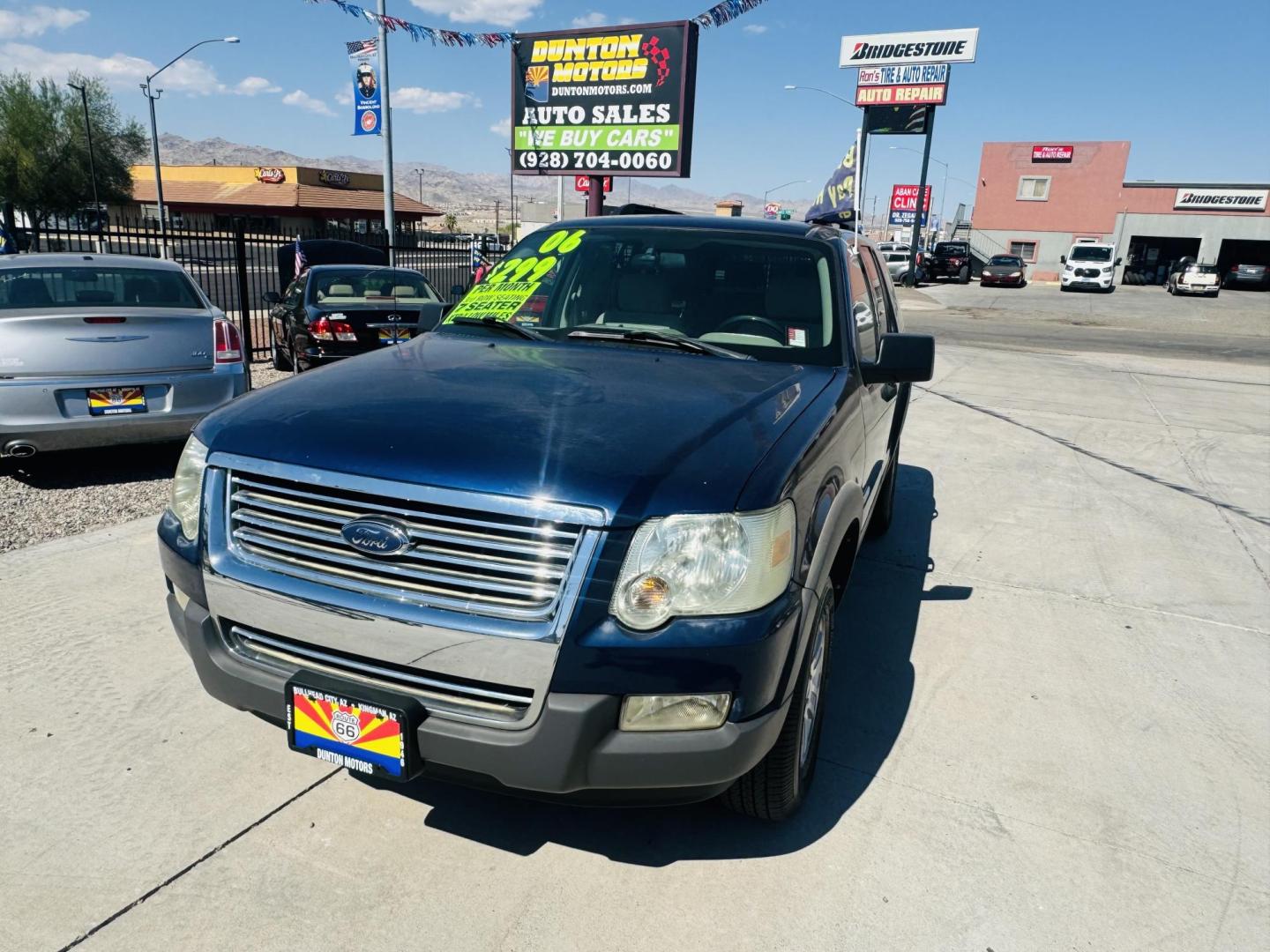 2006 blue Ford Explorer XLT 4.0L 2WD (1FMEU63E56U) with an 4.0L V6 SOHC 16V engine, 5-Speed Automatic Overdrive transmission, located at 2190 Hwy 95, Bullhead City, AZ, 86442, (928) 704-0060, 0.000000, 0.000000 - *1 owner, clean carfax. 3rd row seating. 60k original miles. - Photo#10