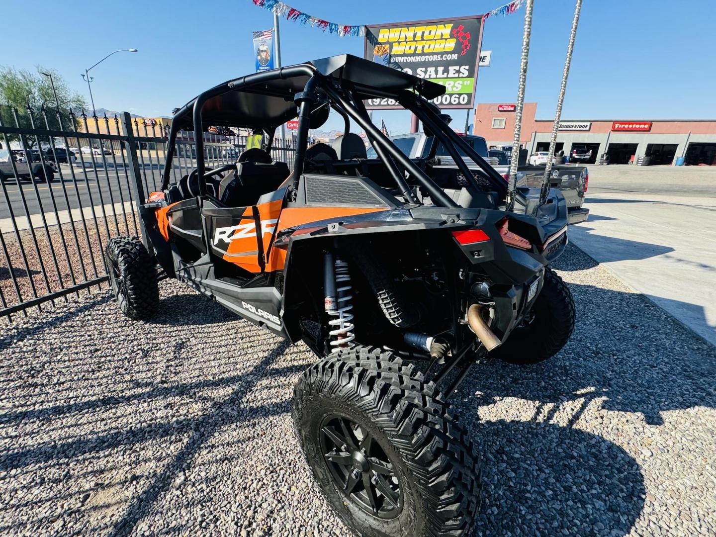 2021 Orange /black/orange Polaris Rzr xp4 turbo s velocity , located at 2190 Hwy 95, Bullhead City, AZ, 86442, (928) 704-0060, 0.000000, 0.000000 - 2021 Polaris Rzr xp4 turbo S velocity. Only 600 miles. 1 owner. lots of extras. full windshield. hard top. street legal kit. rear whip lights. rear seat has middle seat belt and harness for 3 rear riders. seats 5. Like new. - Photo#15