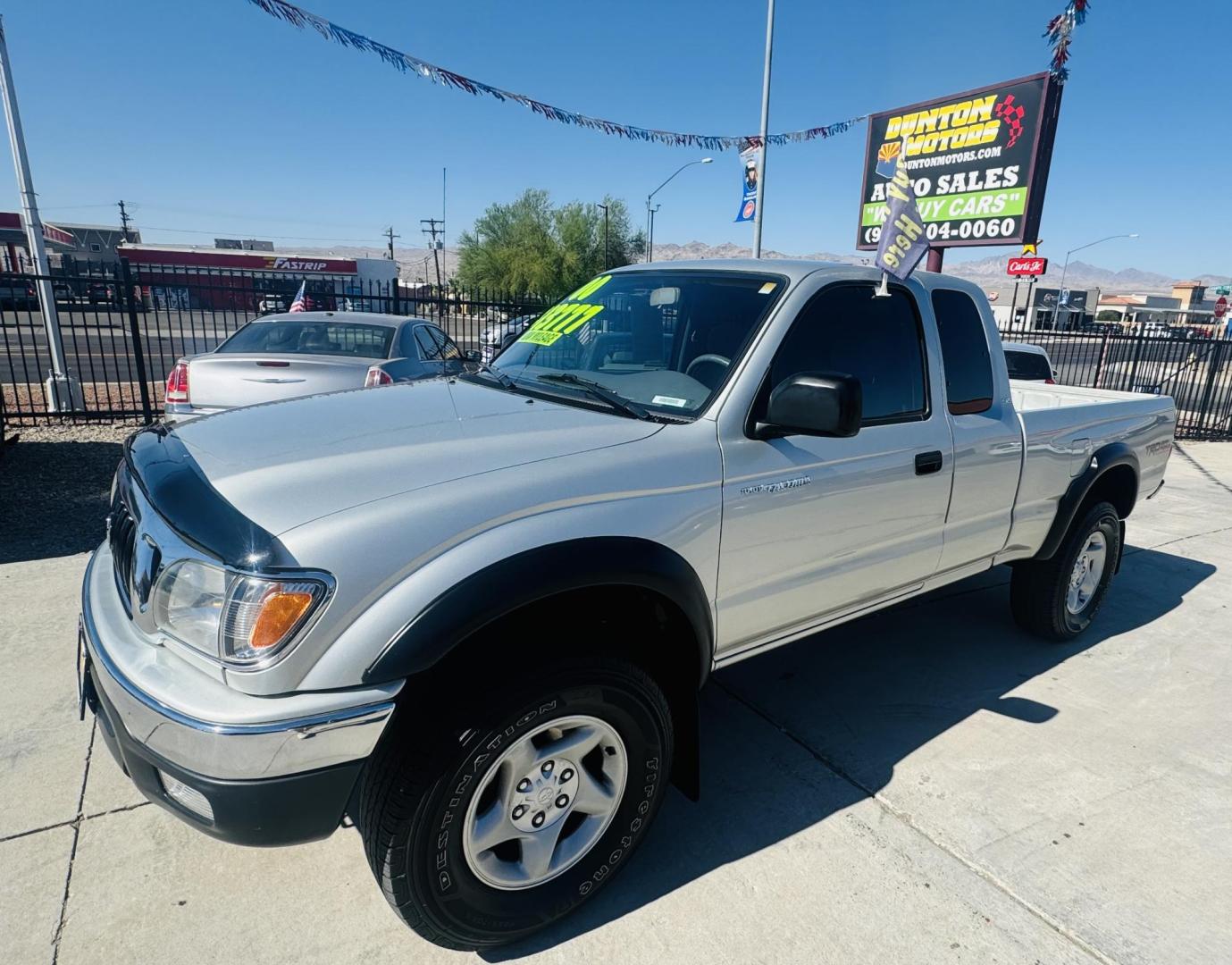 2002 Silver Toyota Tacoma PreRunner Xtracab V6 2WD (5TESN92N82Z) with an 3.4L V6 DOHC 24V engine, 4-Speed Automatic Overdrive transmission, located at 2190 Hwy 95, Bullhead City, AZ, 86442, (928) 704-0060, 0.000000, 0.000000 - Photo#21