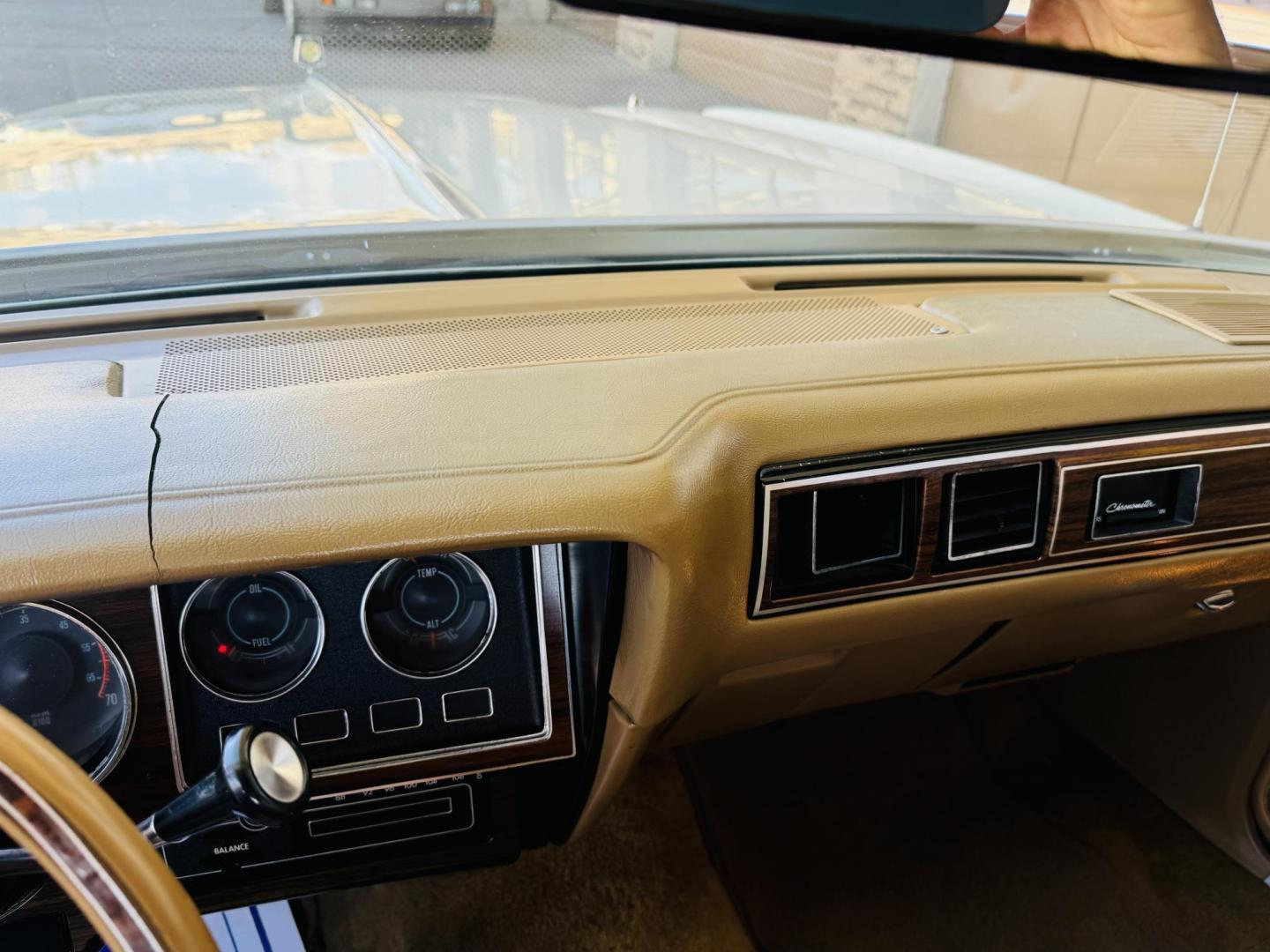 1979 yellow /tan Chrysler Cordoba , located at 2190 Hwy 95, Bullhead City, AZ, 86442, (928) 704-0060, 0.000000, 0.000000 - 1979 Chrysler Cordoba 360 v-8. automatic 3 speed. power windows, power door locks. vinyl half hard top half roof. rare car. cloth original interior. power seats. fatory ice cold a/c. lots of new parts. new tires. all fluids, belts, hoses, brakes, new carbeurator. 73k original miles. - Photo#22