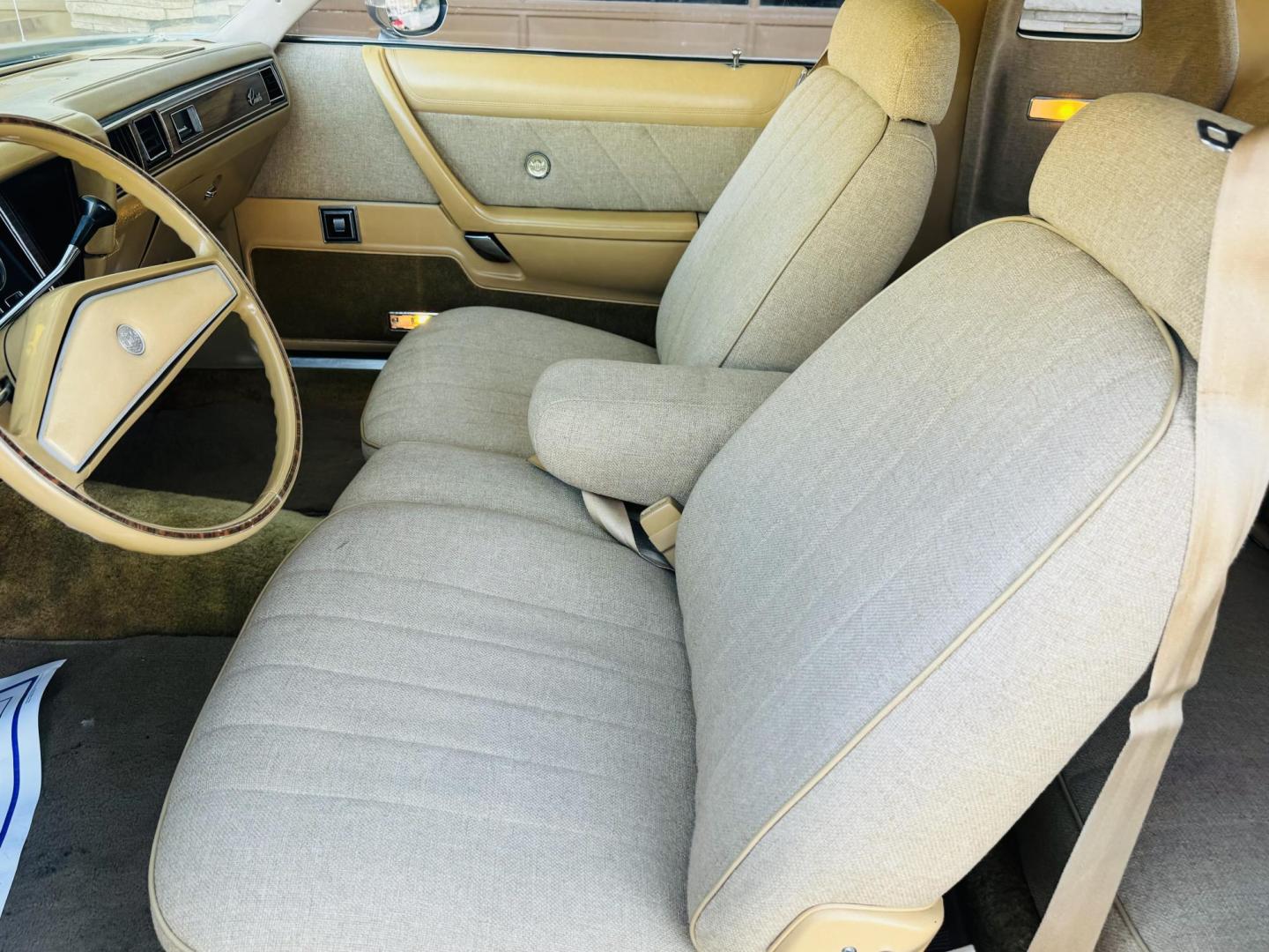 1979 yellow /tan Chrysler Cordoba , located at 2190 Hwy 95, Bullhead City, AZ, 86442, (928) 704-0060, 0.000000, 0.000000 - 1979 Chrysler Cordoba 360 v-8. automatic 3 speed. power windows, power door locks. vinyl half hard top half roof. rare car. cloth original interior. power seats. fatory ice cold a/c. lots of new parts. new tires. all fluids, belts, hoses, brakes, new carbeurator. 73k original miles. - Photo#25