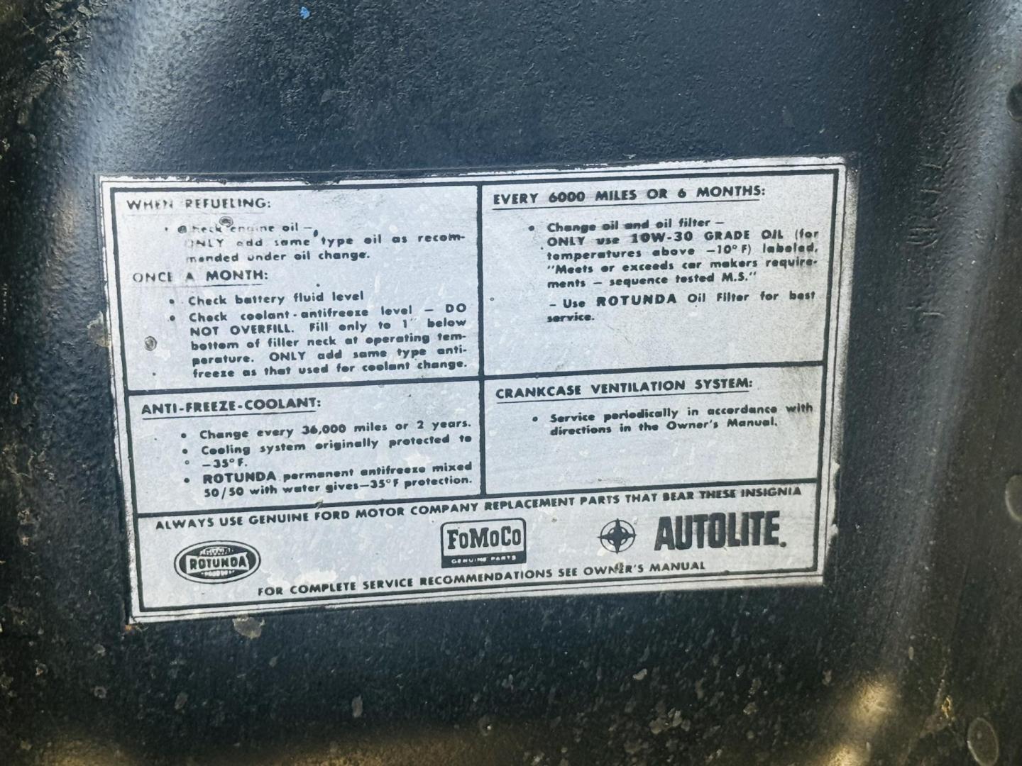 1966 yellow /black Ford Mustang (6F08T296715) , located at 2190 Hwy 95, Bullhead City, AZ, 86442, (928) 704-0060, 0.000000, 0.000000 - On consigment. This beautiful rare 1966 Ford Mustang. Automatic convertible. 200 ci inline 6 engine. Only 63,000 original miles. Lots of paperwork, document, service history etc. Meticuloulsly cared for . Always garaged. Brand new top. original car. Original paint, original interior. Beautiful Sprin - Photo#34