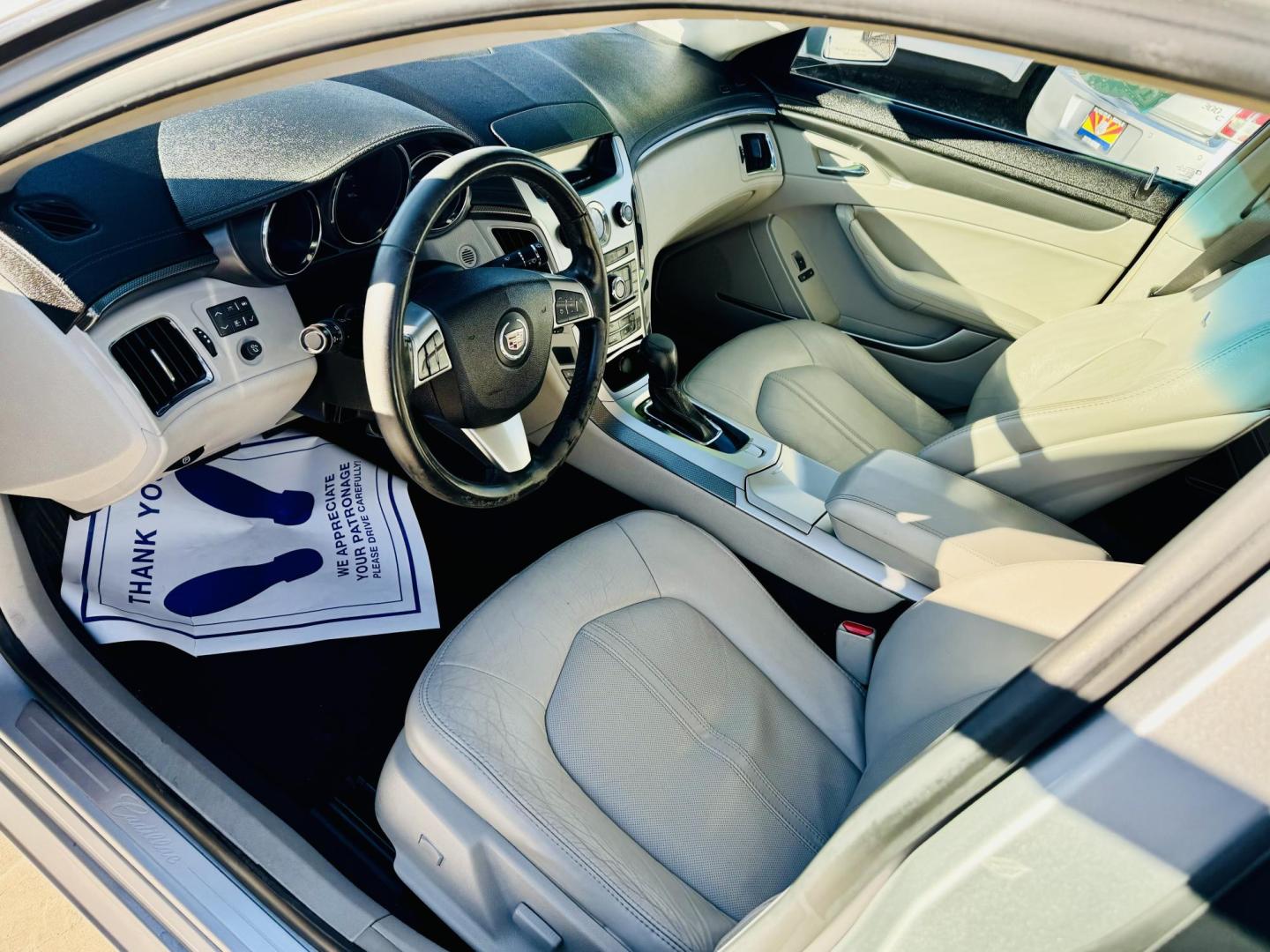 2009 Silver Cadillac CTS 3.6L SFI (1G6DF577090) with an 3.6L V6 DOHC 24V engine, 5-Speed Automatic transmission, located at 2190 Hwy 95, Bullhead City, AZ, 86442, (928) 704-0060, 0.000000, 0.000000 - *1 owner . - Photo#11