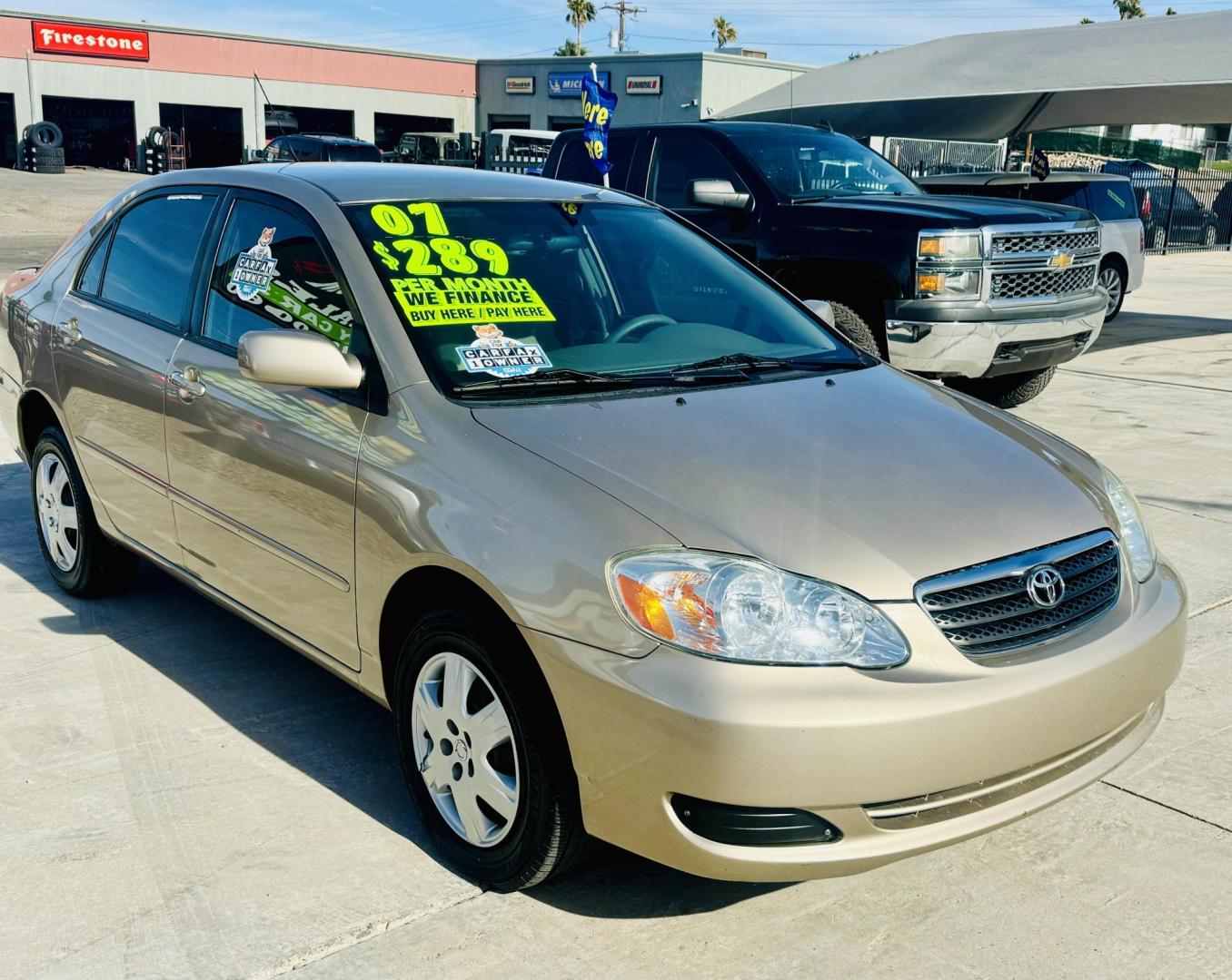 2007 Silver Toyota Corolla CE (1NXBR30E67Z) with an 1.8L L4 DOHC 16V engine, located at 2190 Hwy 95, Bullhead City, AZ, 86442, (928) 704-0060, 0.000000, 0.000000 - *1 owner. - Photo#0