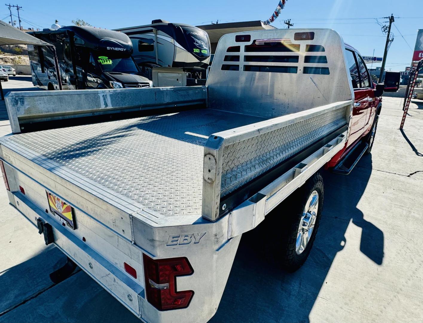 2021 Red Chevrolet Silverado 3500HD LTZ Crew Cab 4WD (1GC4YUEY2MF) with an 6.6L V8 OHV 32V TURBO DIESEL engine, 6A transmission, located at 2190 Hwy 95, Bullhead City, AZ, 86442, (928) 704-0060, 0.000000, 0.000000 - *1 owner. 2021 chevrolet silverado 3500 HD. duramax diesel 4x4. short bed. only 21431 miles. - Photo#7