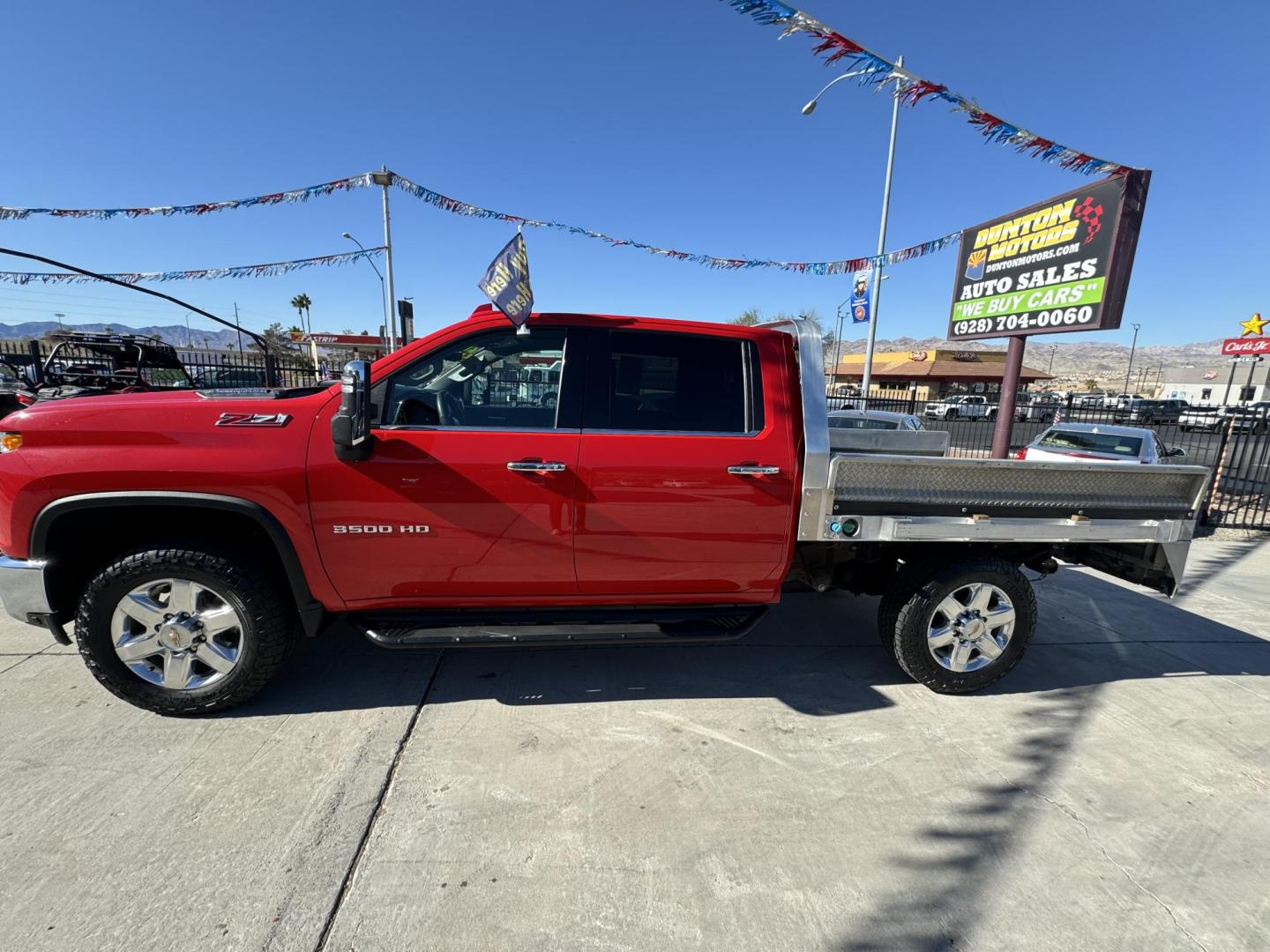 2021 Red Chevrolet Silverado 3500HD LTZ Crew Cab 4WD (1GC4YUEY2MF) with an 6.6L V8 OHV 32V TURBO DIESEL engine, 6A transmission, located at 2190 Hwy 95, Bullhead City, AZ, 86442, (928) 704-0060, 0.000000, 0.000000 - *1 owner. 2021 chevrolet silverado 3500 HD. duramax diesel 4x4. short bed. only 21431 miles. - Photo#8