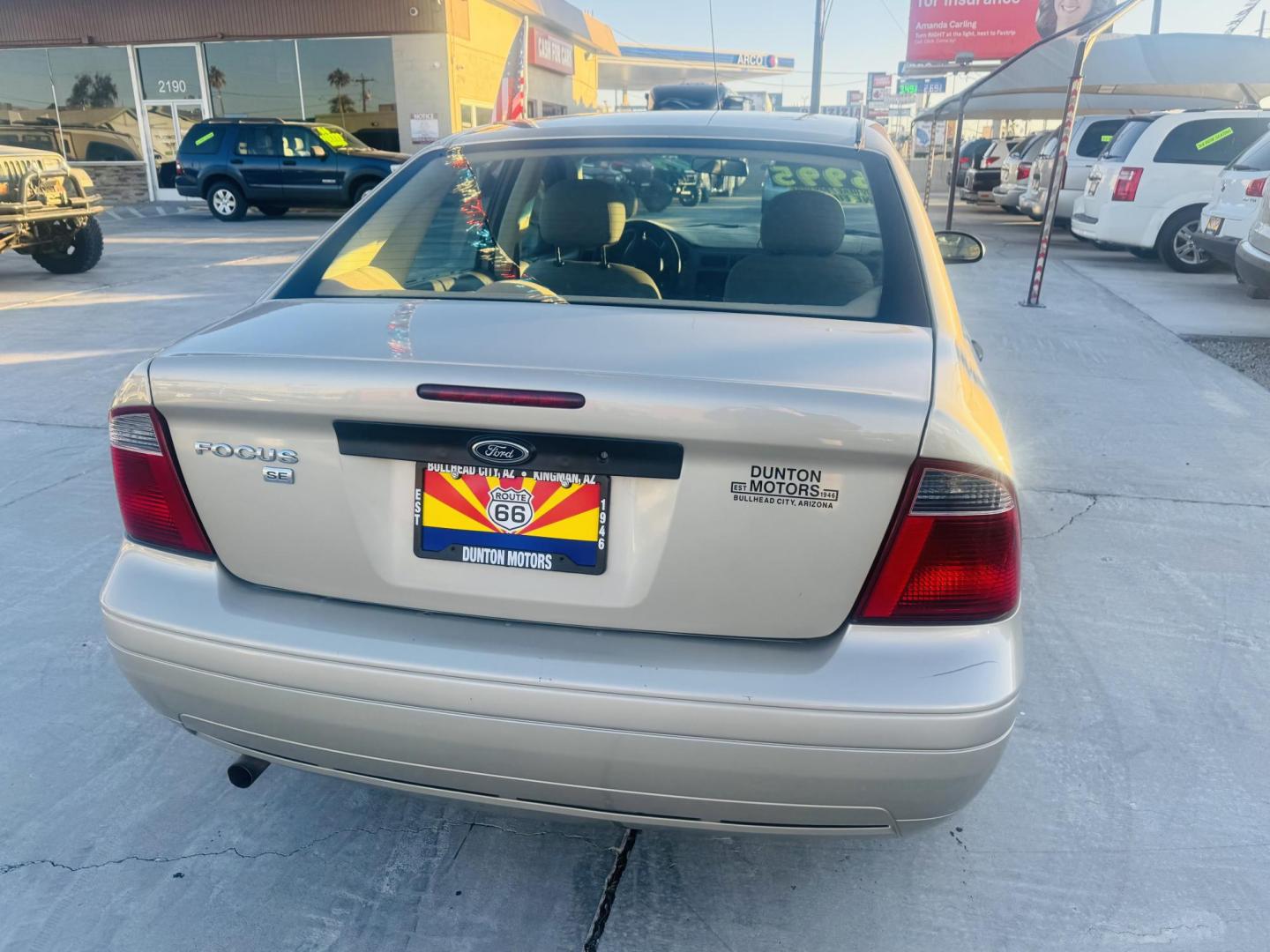 2007 Beige Ford Focus ZX4 S (1FAHP34N07W) with an 2.0L L4 DOHC 16V engine, located at 2190 Hwy 95, Bullhead City, AZ, 86442, (928) 704-0060, 0.000000, 0.000000 - 1 owner. free warranty. free carfax. Arizona car. accident Free. We finance Buy here pay here - Photo#7