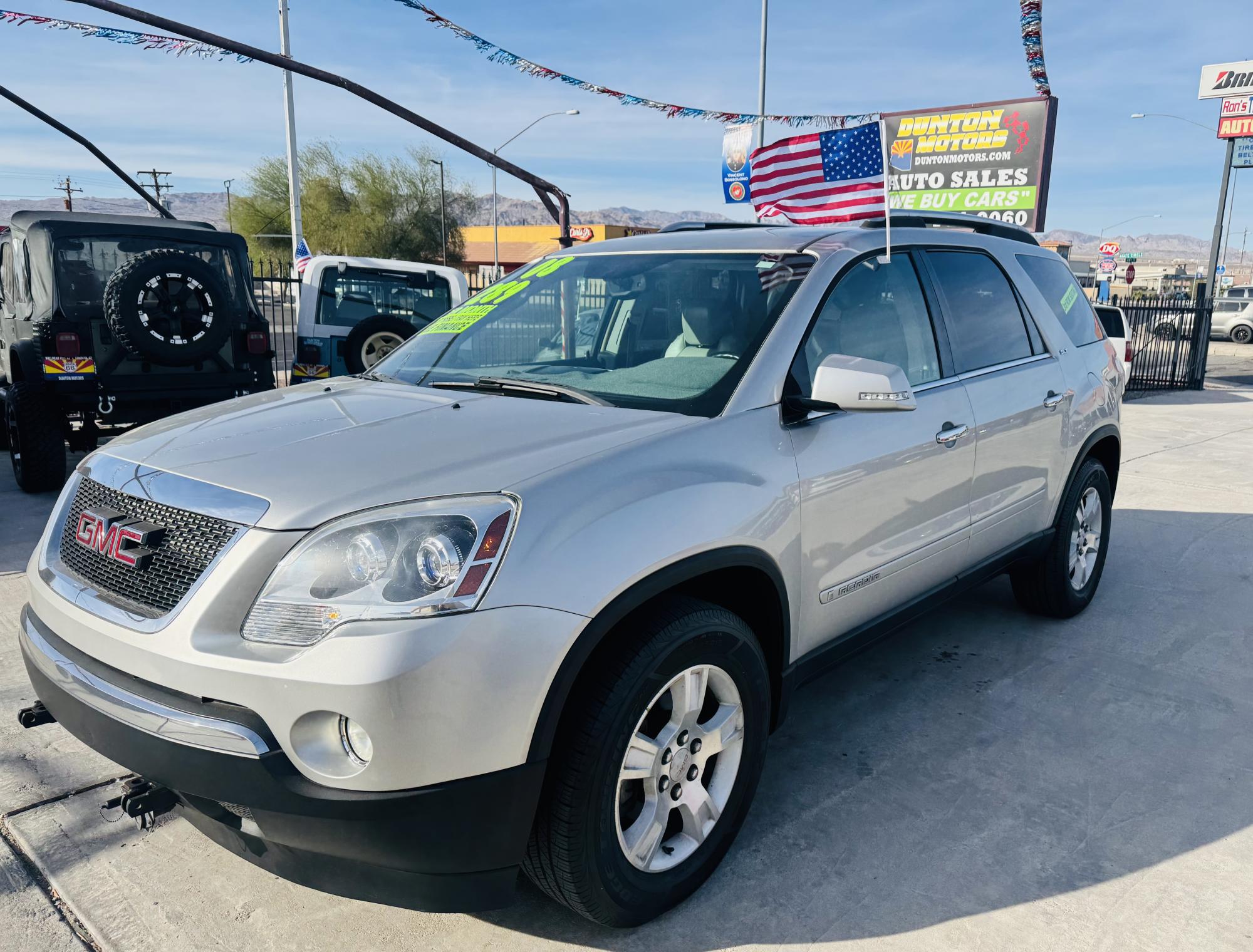 photo of 2008 gmc acadia 3rd row we finance