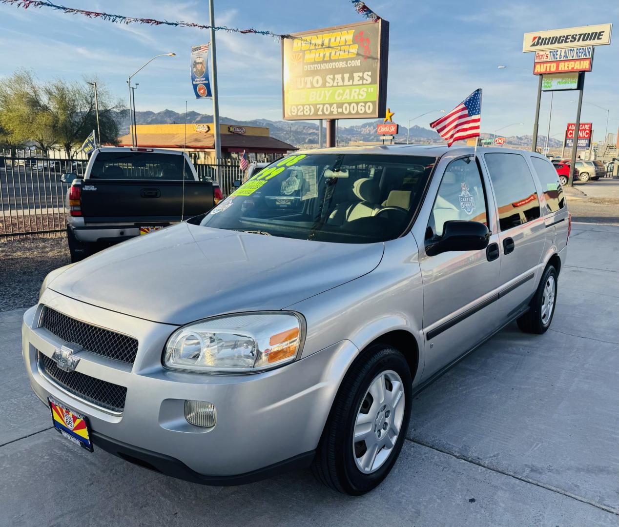 2008 Silver Chevrolet Uplander LS Ext. 1LS (1GNDV23W78D) with an 3.9L V6 OHV 12V FFV engine, 4-Speed Automatic Overdrive transmission, located at 2190 Hwy 95, Bullhead City, AZ, 86442, (928) 704-0060, 0.000000, 0.000000 - 2008 Chevrolet Uplander. 3.9 V6 engine. Only 33785 miles. Thats right 34k miles. 1 owner clean carfax. Recently serviced. IN house financing available. Buy Here Pay Here. Free warranty. Free carfax. power windows, locks, cold AC. - Photo#0