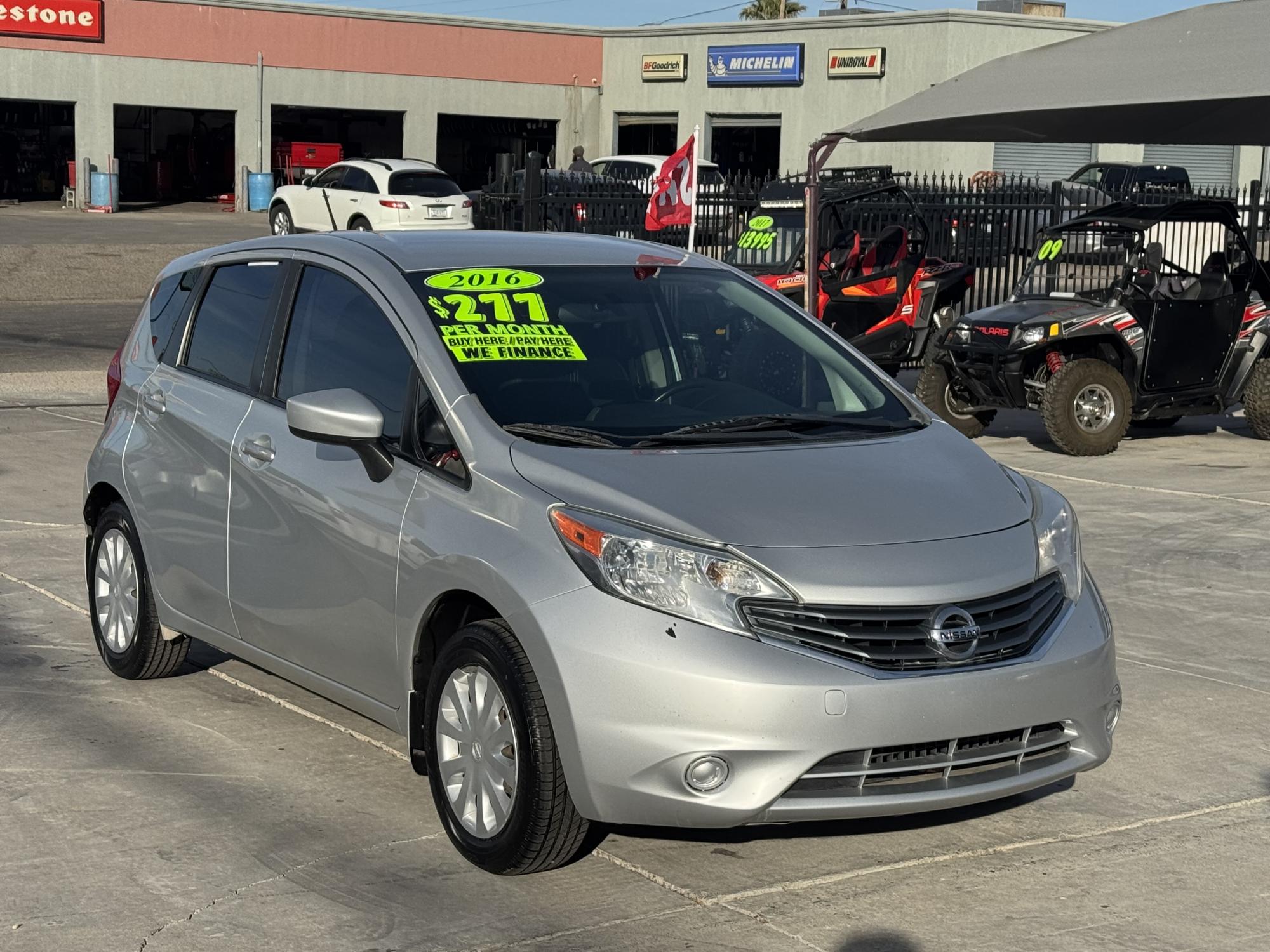 photo of 2016 Nissan Versa note S 91 k we finance 