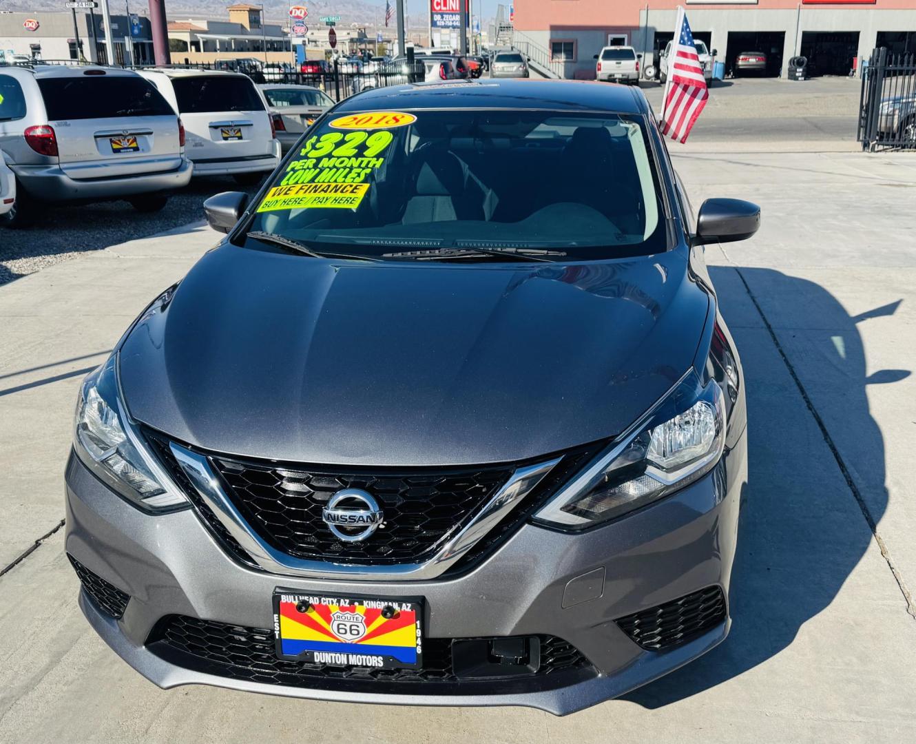 2018 Beige Nissan Sentra S CVT (3N1AB7AP0JY) with an 1.8L L4 SFI DOHC 16V engine, CVT transmission, located at 2190 Hwy 95, Bullhead City, AZ, 86442, (928) 704-0060, 0.000000, 0.000000 - Photo#2