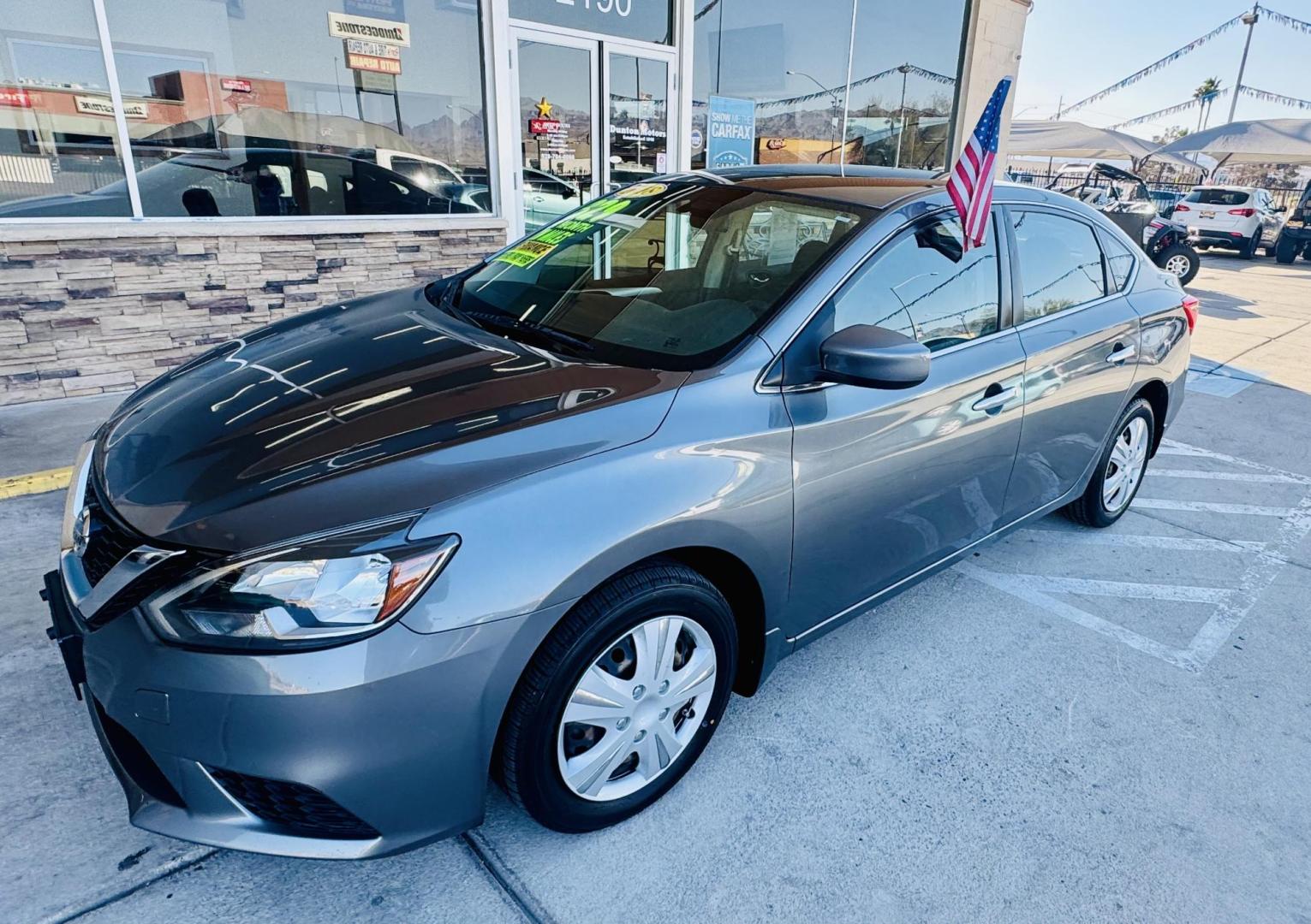 2018 Beige Nissan Sentra S CVT (3N1AB7AP0JY) with an 1.8L L4 SFI DOHC 16V engine, CVT transmission, located at 2190 Hwy 95, Bullhead City, AZ, 86442, (928) 704-0060, 0.000000, 0.000000 - Photo#6