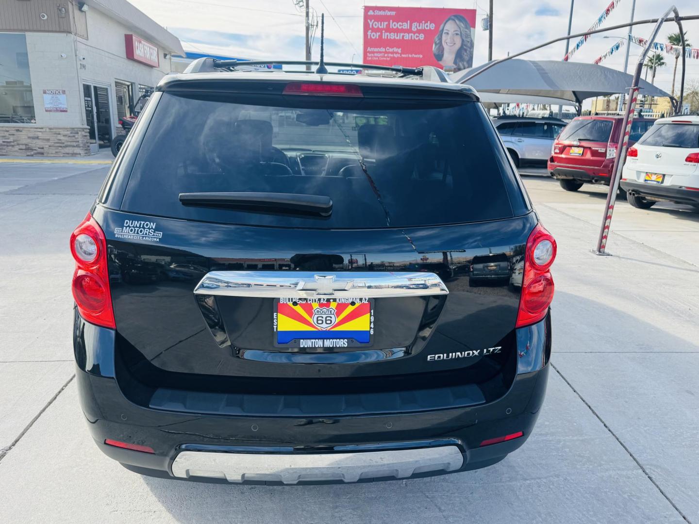 2013 Black Chevrolet Equinox LTZ 2WD (2GNALFEK1D6) with an 2.4L L4 DOHC 16V engine, 6-Speed Automatic transmission, located at 2190 Hwy 95, Bullhead City, AZ, 86442, (928) 704-0060, 0.000000, 0.000000 - leather loaded. we finance. free warranty. free carfax. - Photo#3