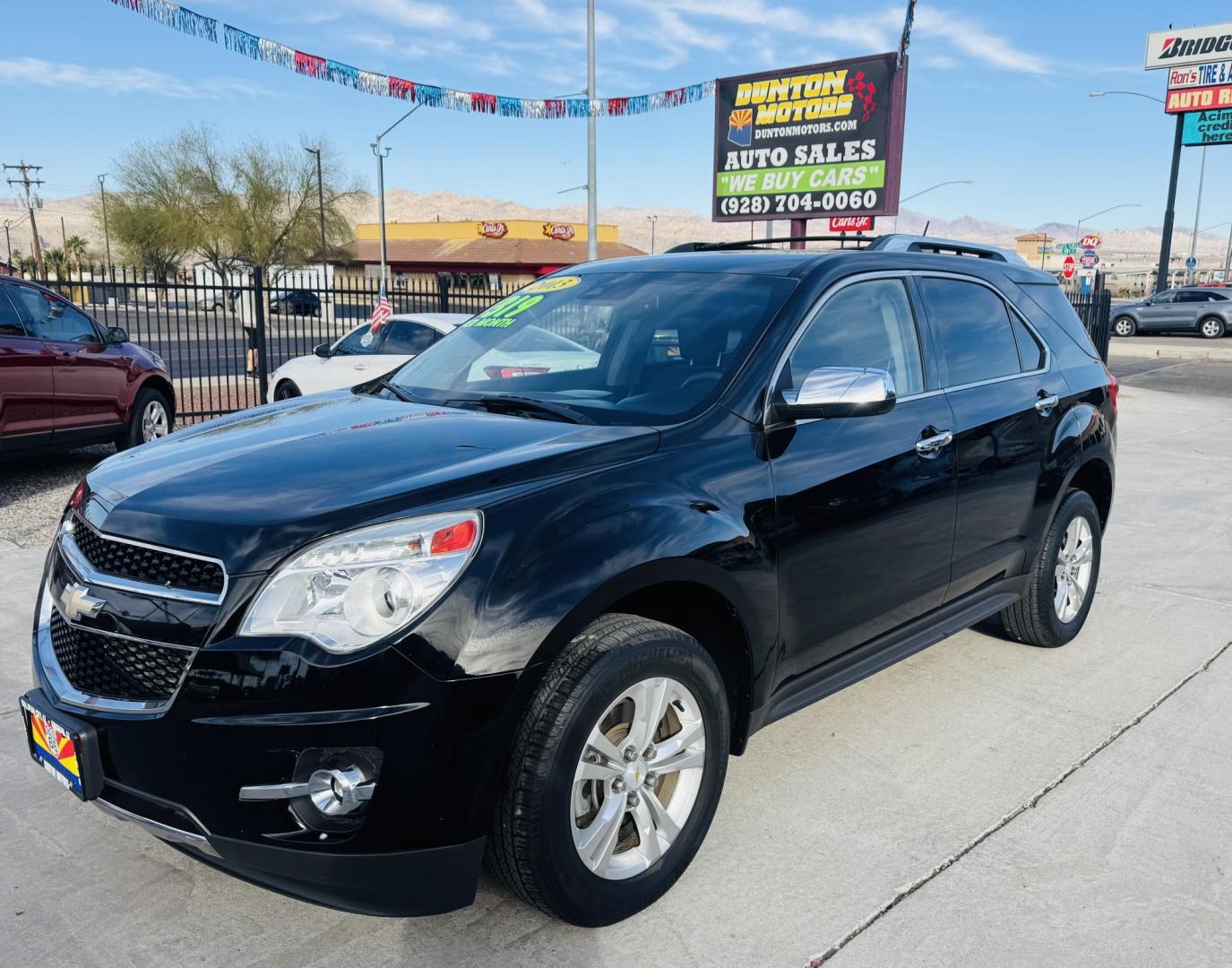 2013 Black Chevrolet Equinox LTZ 2WD (2GNALFEK1D6) with an 2.4L L4 DOHC 16V engine, 6-Speed Automatic transmission, located at 2190 Hwy 95, Bullhead City, AZ, 86442, (928) 704-0060, 0.000000, 0.000000 - leather loaded. we finance. free warranty. free carfax. - Photo#4