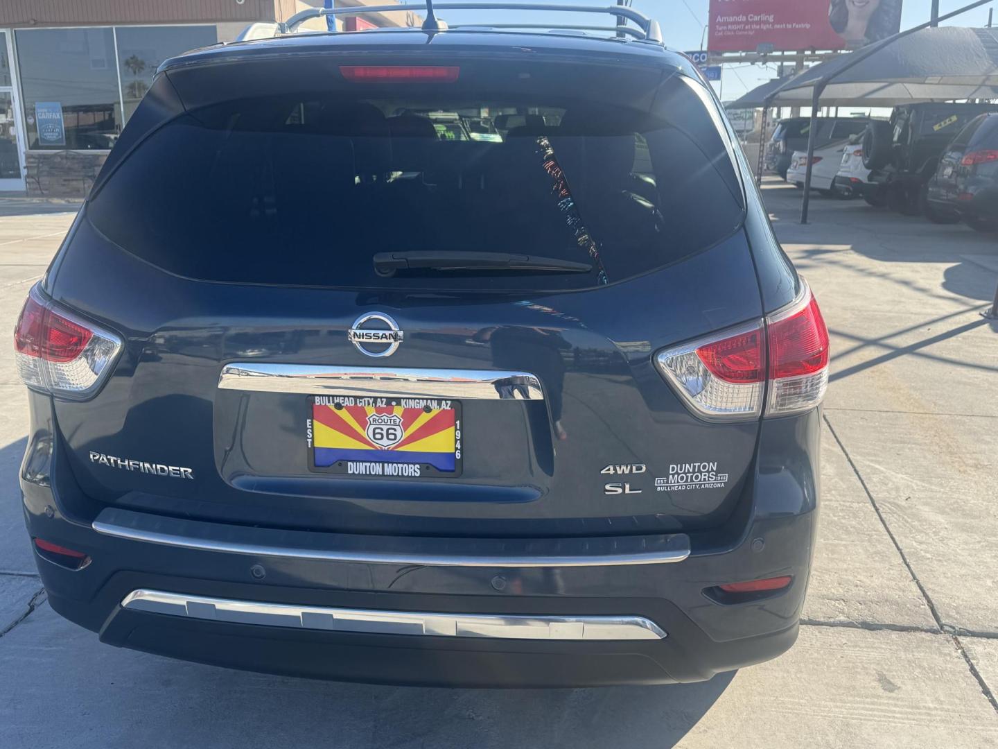 2014 grey Nissan Pathfinder S 4WD (5N1AR2MM6EC) with an 3.5L V6 DOHC 24V engine, Continuously Variable Transmission transmission, located at 2190 Hwy 95, Bullhead City, AZ, 86442, (928) 704-0060, 0.000000, 0.000000 - 4 x 4. 4 wheel drive . 1 owner clean carfax. we finance. loaded leather. - Photo#3