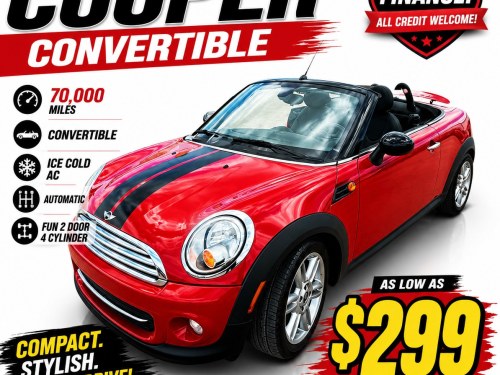 2013 Mini cooper convertible automatic